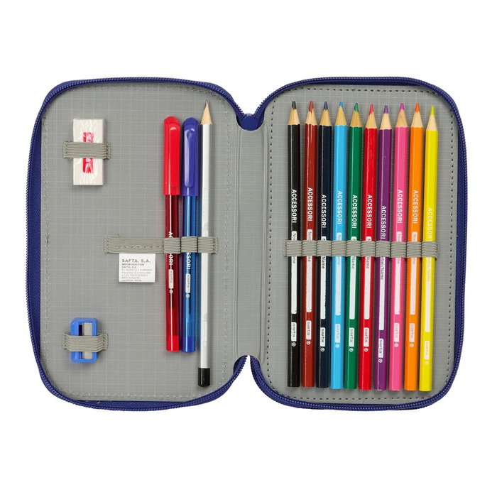 SAFTA Plumier F.C. Barcelona 29 pièces - Bleu Bordeaux