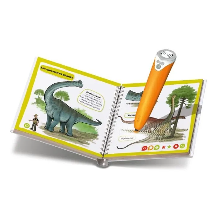 Ravensburger tiptoi Livre interactif Mini Doc' Les dinosaures - Jeu éducatif sans écran pour enfant à partir de 4 ans - Réf. 13099018