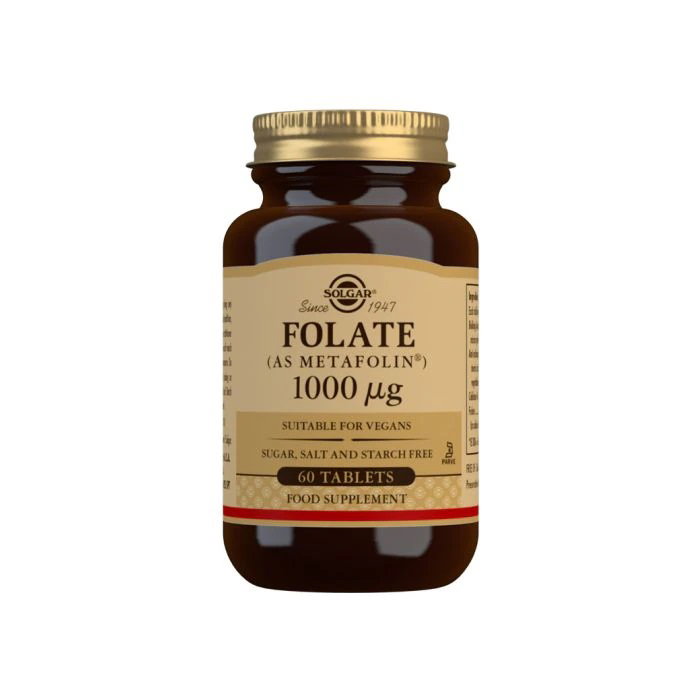 SOLGAR Folato 1000 mcg (60 comprimés)