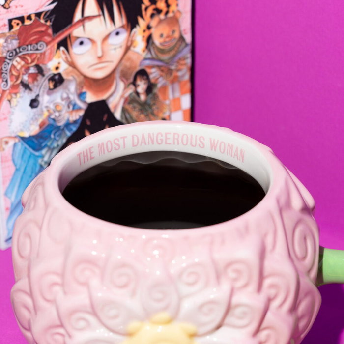 ERIK - Tasse 3D One Piece Fruit et Fleurs en Céramique