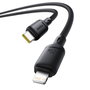 Baseus Silky Series Câble de charge USB-C vers Lightning 20W 2m Noir