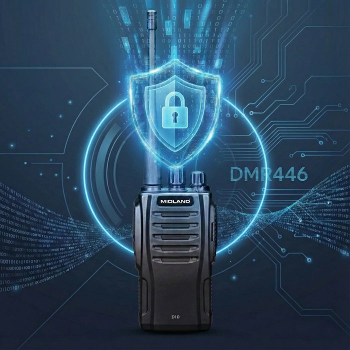 Midland D10 Digital DMR446 – Radio Bidirectionnelle Midland D10 Digital DMR446 – Radio Bidirectionnelle