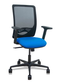 Piqueras y Crespo Chaise de Bureau Zulema Synchro Bleu et Noir