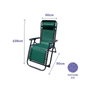 Marbueno Pack de 2 Chaises Longues Pliables Gravité Zéro Vert