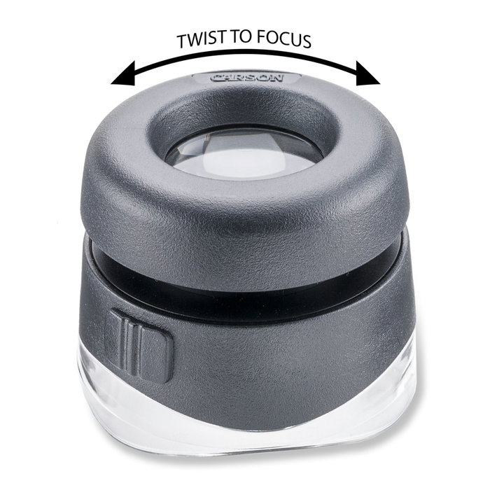 Carson LH-50 VersalLoupe LED 10x Magnifier Carson LH-50 VersalLoupe LED 10x Magnifier