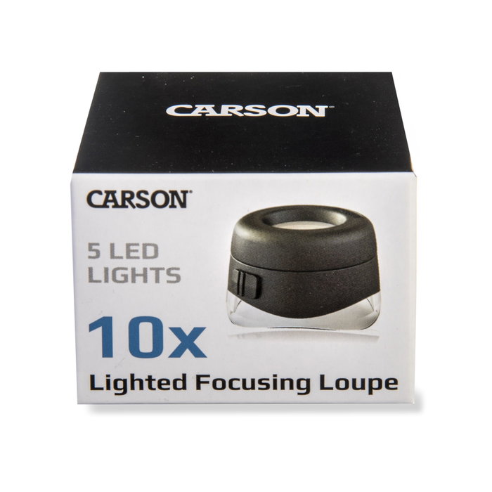 Carson LH-50 VersalLoupe LED 10x Magnifier Carson LH-50 VersalLoupe LED 10x Magnifier