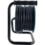 Rev Dérouleur de câble Mini 3 prises 10m Noir / Vert