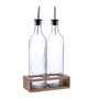 Quid Set Huilier et Vinaigrier Verre Naturalia 500 mL 2 Pièces
