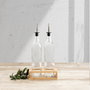 Quid Set Huilier et Vinaigrier Verre Naturalia 500 mL 2 Pièces