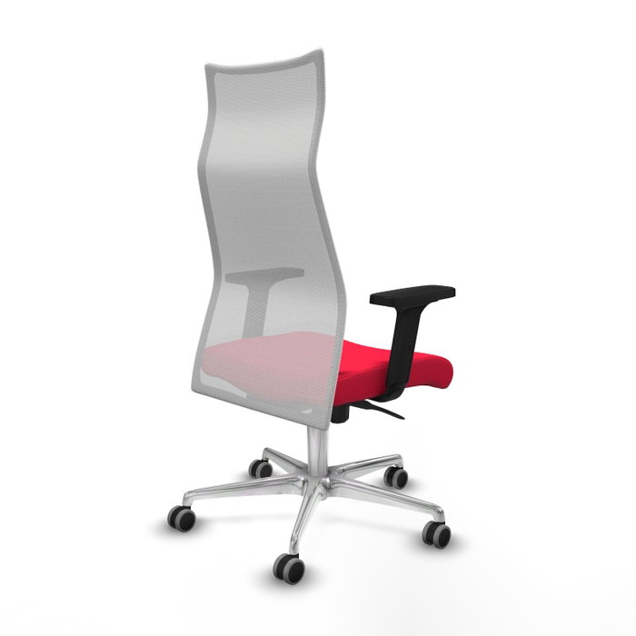 Piqueras y Crespo Chaise de Bureau Albacete Rouge et Blanc