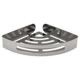MAURER Panier de douche d'angle en acier chromé Inox