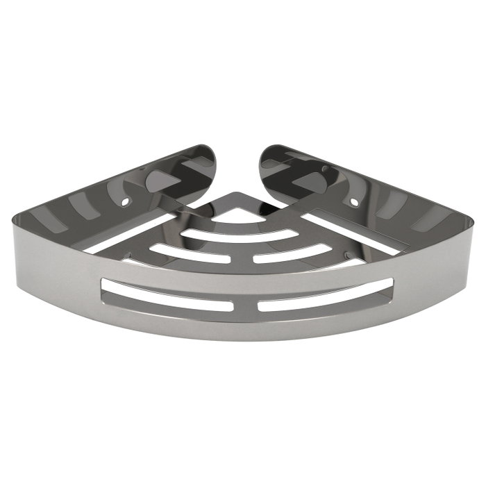 MAURER Panier de douche d'angle en acier chromé Inox MAURER Panier de douche d'angle en acier chromé Inox