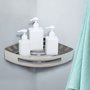 MAURER Panier de douche d'angle en acier chromé Inox