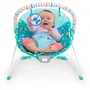 Bright Starts Disney Baby Stitch - Transat bébé évolutif 0-6 mois avec arche de jouets d'éveil amovible et vibrations apaisantes