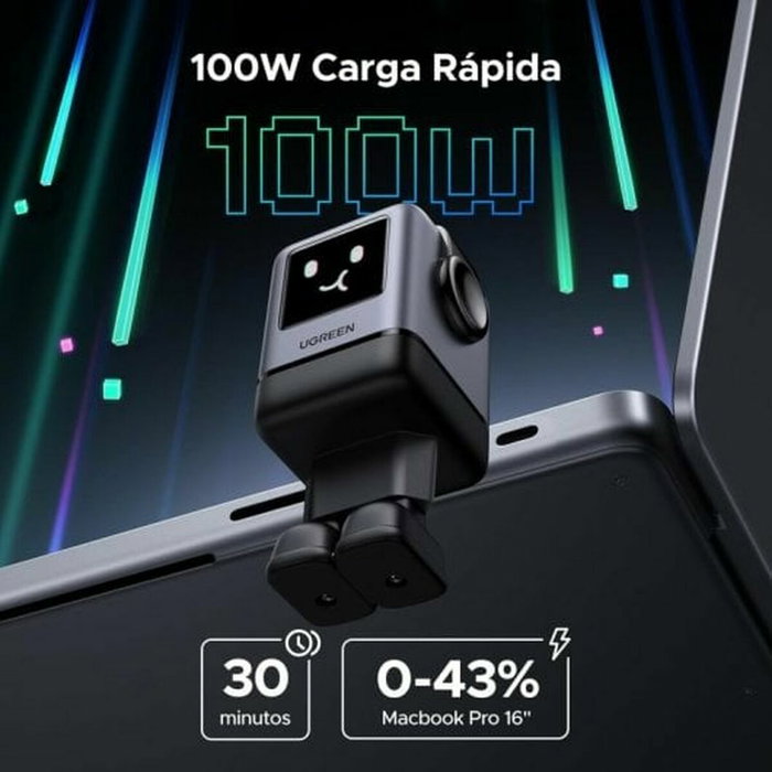 Ugreen Chargeur Secteur Robot Uno 100W 4 Ports Noir Ugreen Chargeur Secteur Robot Uno 100W 4 Ports Noir