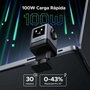 Ugreen Chargeur Secteur Robot Uno 100W 4 Ports Noir