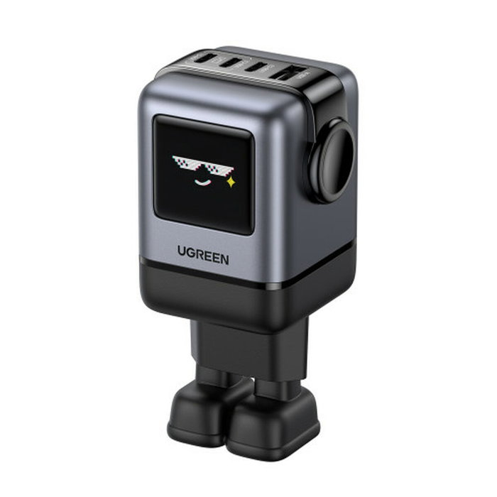 Ugreen Chargeur Secteur Robot Uno 100W 4 Ports Noir Ugreen Chargeur Secteur Robot Uno 100W 4 Ports Noir