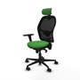 Piqueras y Crespo Chaise de Bureau avec Appui-tête Jorquera 3D036N2 Vert