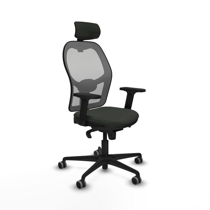 Piqueras y Crespo Chaise de Bureau avec Appui-tête 2D036G2 Noir Piqueras y Crespo Chaise de Bureau avec Appui-tête 2D036G2 Noir