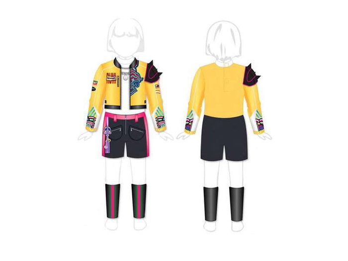 Rubies - Déguisement Kpop Rumi Classic pour 7 à 8 ans, 122-128 cm - Costume pour enfant