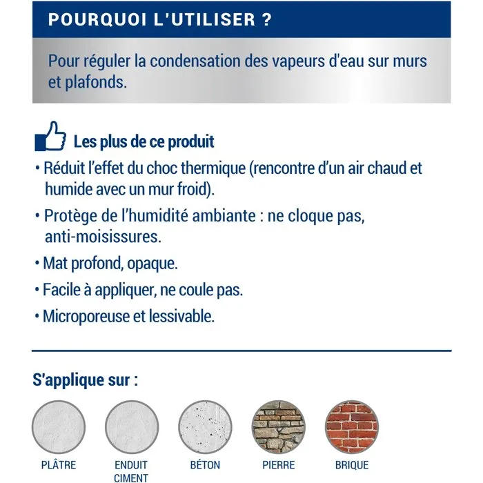 Ripolin Peinture Anti-Condensation 2,5L
