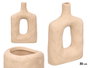 GIFTDECOR Vase Sahara Moderno Agujero Terre Moyen