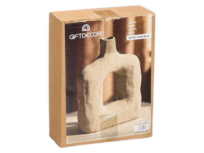 GIFTDECOR Vase Sahara Moderno Agujero Terre Moyen
