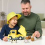 Bluey Camion Benne avec figurines Bluey et Bingo