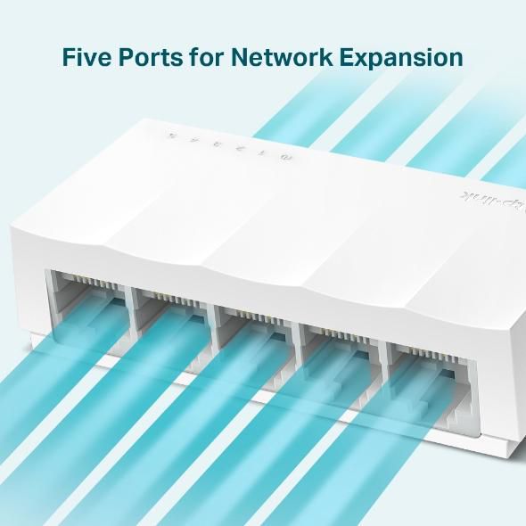 TP-Link LS1005 - Commutateur réseau Gigabit 5 ports, 10/100 Mbit/s TP-Link LS1005 - Commutateur réseau Gigabit 5 ports, 10/100 Mbit/s