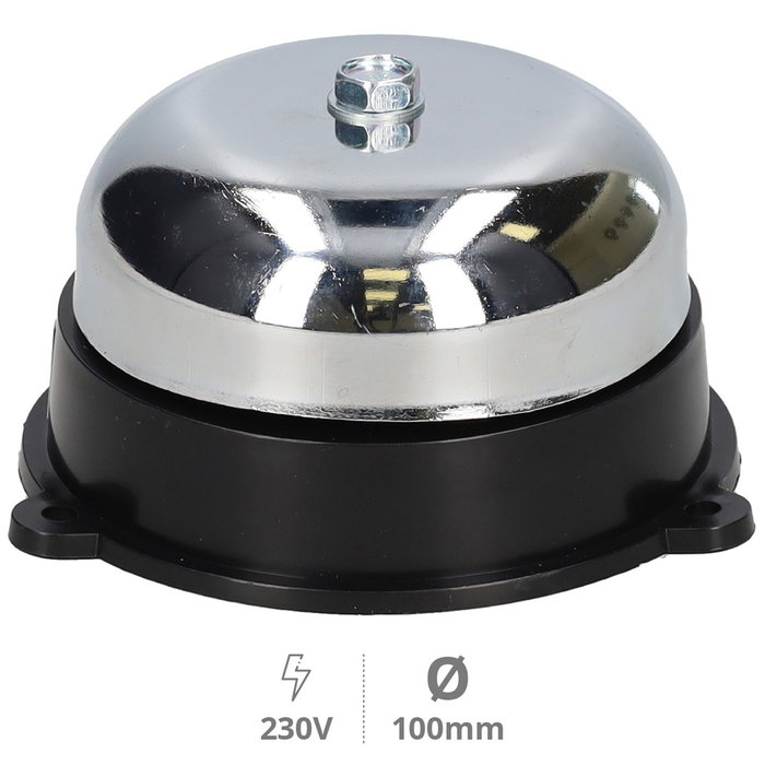 GSC Evolution Timbre campana de acero 10cm 86db 230V GSC Evolution Timbre campana de acero 10cm 86db 230V