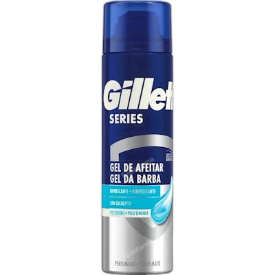 Gillette Series Gel de rasage rafraîchissant pour peaux sensibles 200 ml