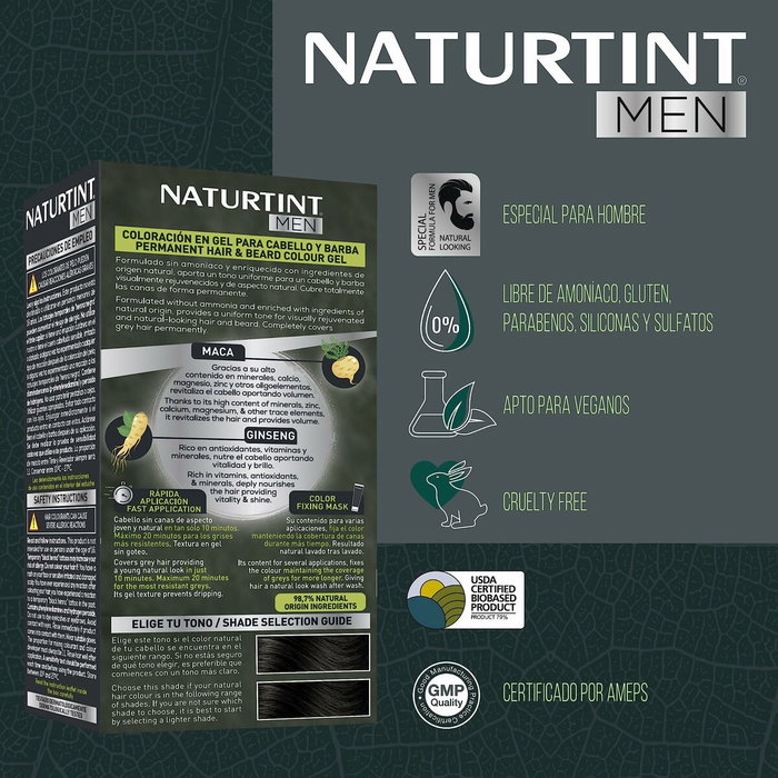 Naturtint NATURTINT MEN 4N châtain naturel
