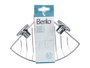 BERILO Support mural d'angle en acier avec ventouse