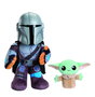 Mattel Star Wars Peluche Clan de Dos Mando avec Grogu