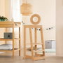 Roba Tour d'apprentissage Montessori en Bambou Naturel, réglable sur 3 niveaux