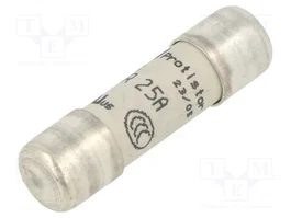 MERSEN Fusible cylindrique industriel 10x38mm 25A 690V AC céramique gR