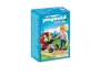 Playmobil City Life 70250 - Maman avec poussette double, figurine et accessoires - Langue du produit : espagnol