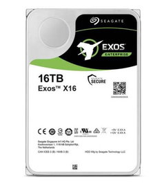 Seagate Exos X16 Disque Dur Interne Enterprise 16TB 3.5" SATA III 256Mo Cache 7200 tr/min HDD - Modèle pour Data Center et Stockage Cloud