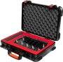 GATOR Estuche rigide TSA pour processeur Neural DSP Quad Cortex avec intérieur en mousse, 45 x 33 x 14 cm, noir