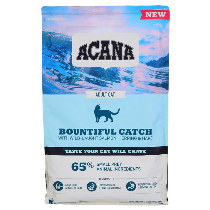 Aliments pour chat Acana Bountiful Catch Adulte Saumon Poisson Agneau Morue 1,8 kg Aliments pour chat Acana Bountiful Catch Adulte Saumon Poisson Agneau Morue 1,8 kg
