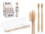BERILO Set Funda 2 Cepillos Bambu