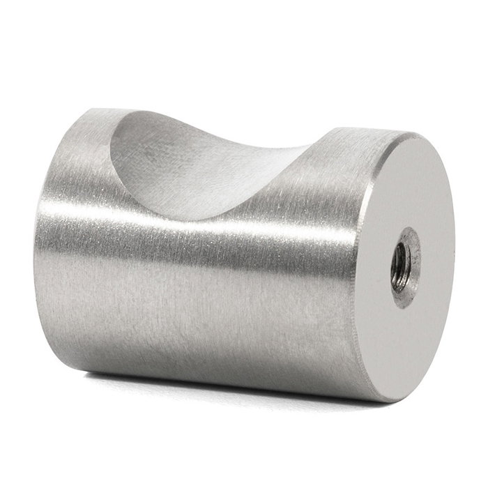 HERRAJES ALK Bouton en Acier Inoxydable Gusta D20mm