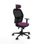 Piqueras y Crespo Chaise de Bureau avec Appui-tête Jorquera 1D036N2 Violet