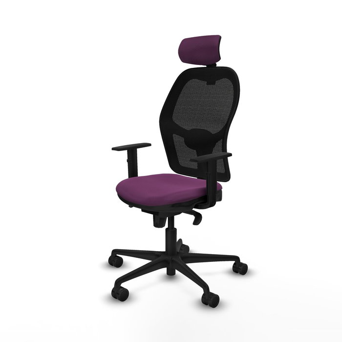 Piqueras y Crespo Chaise de Bureau avec Appui-tête Jorquera 1D036N2 Violet