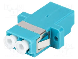 LANBERG Adaptateur de fibre optique OM3 LC/UPC duplex turquoise