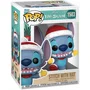 Funko Figurine POP Disney Stitch avec Chapeau de Père Noël