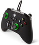 PowerA Manette Filaire Améliorée Xbox Series X/S - Green Hint - 1518818-02 - Avec Boutons Programmables, Double Vibration, Câble USB 3m - Officielle