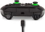 PowerA Manette Filaire Améliorée Xbox Series X/S - Green Hint - 1518818-02 - Avec Boutons Programmables, Double Vibration, Câble USB 3m - Officielle