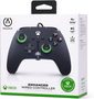 PowerA Manette Filaire Améliorée Xbox Series X/S - Green Hint - 1518818-02 - Avec Boutons Programmables, Double Vibration, Câble USB 3m - Officielle