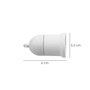 WOLFPACK LINEA PROFESIONAL Portalamparas 4A E-27 Blanco
